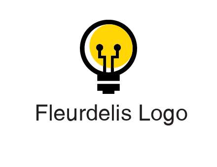 science logo with light bulb