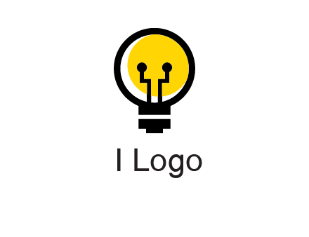 science logo with light bulb