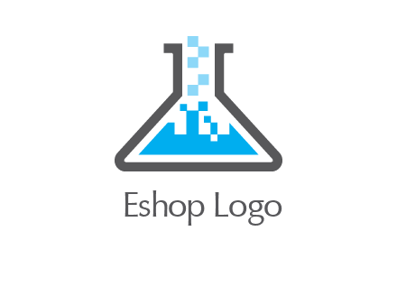 pharmacy logo with flask