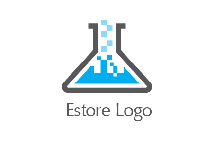 pharmacy logo with flask