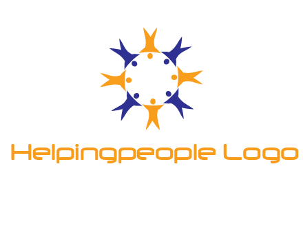 people in a circle logo