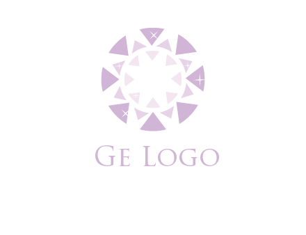 triangles join into a circle logo