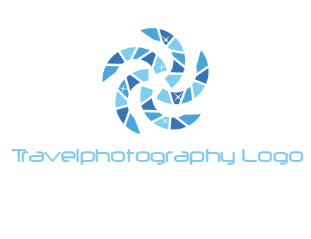 shiny gemstones swirl star logo