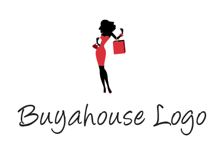 woman in red logo