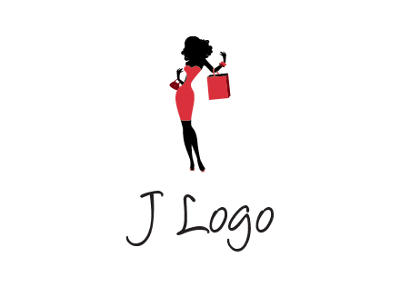 woman in red logo