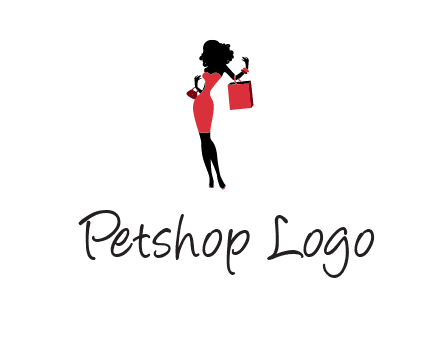 woman in red logo