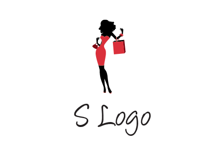 woman in red logo