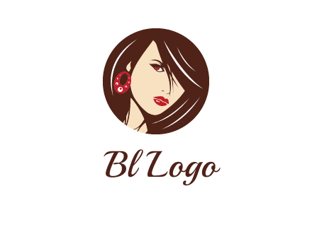 woman in round logo