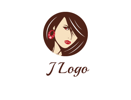 woman in round logo