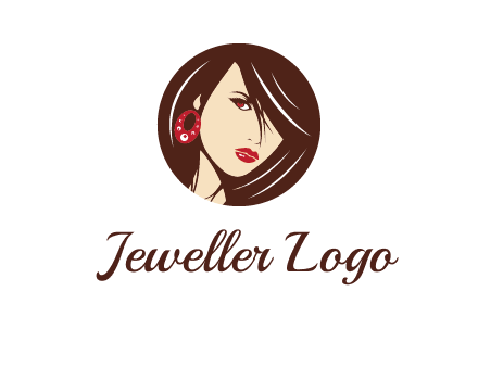 woman in round logo