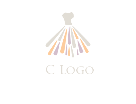 corset dress logo