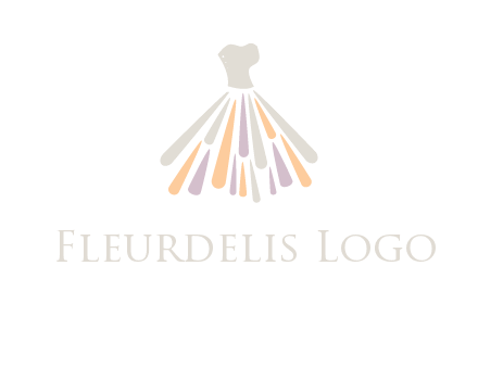 corset dress logo