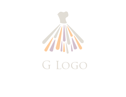 corset dress logo