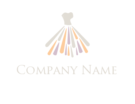 corset dress logo