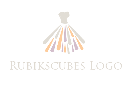 corset dress logo