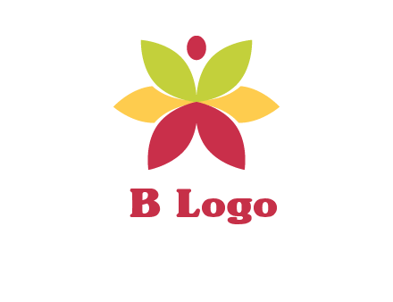 flower with dot logo