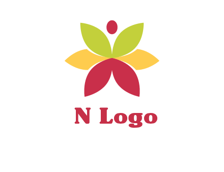 flower with dot logo