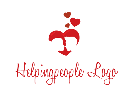 couple in love logo