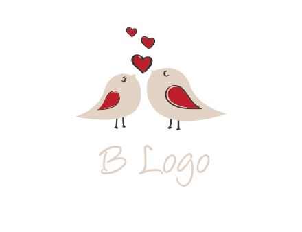 birds in love logo