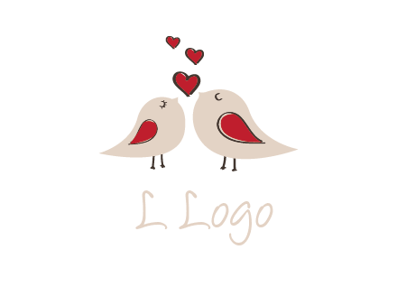 birds in love logo