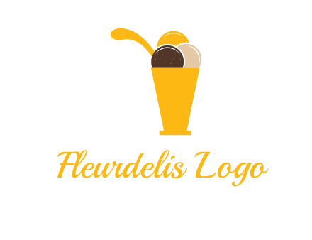 ice cream sundae logo