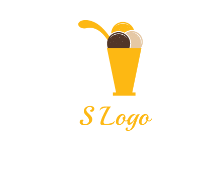 ice cream sundae logo