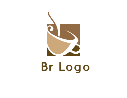 square teacup logo