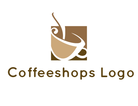 square teacup logo