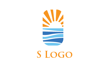 sunset and the sea logo