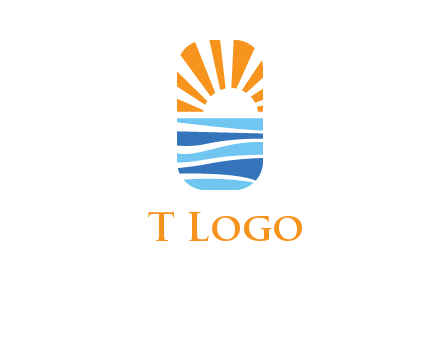 sunset and the sea logo