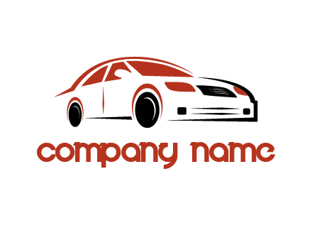 car illustration logo