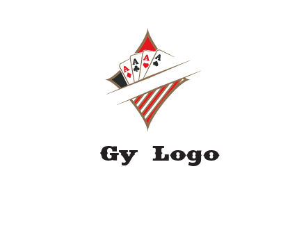 playing cards logo