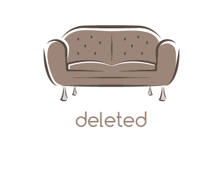 couch or sofa logo