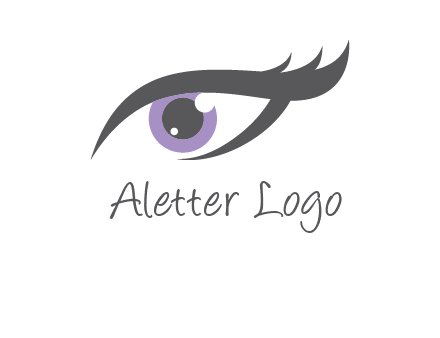 abstract shinning eye logo