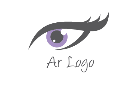 abstract shinning eye logo