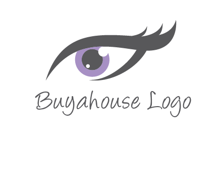 abstract shinning eye logo