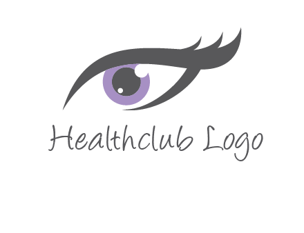 abstract shinning eye logo