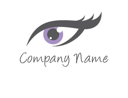 abstract shinning eye logo