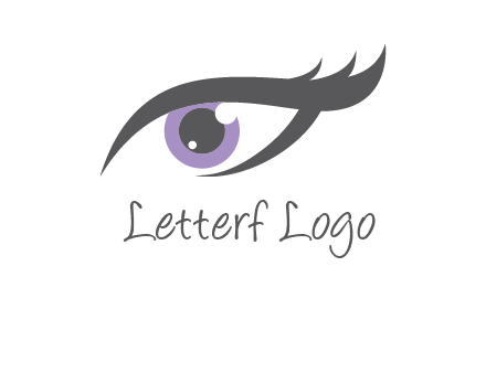 abstract shinning eye logo