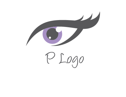 abstract shinning eye logo