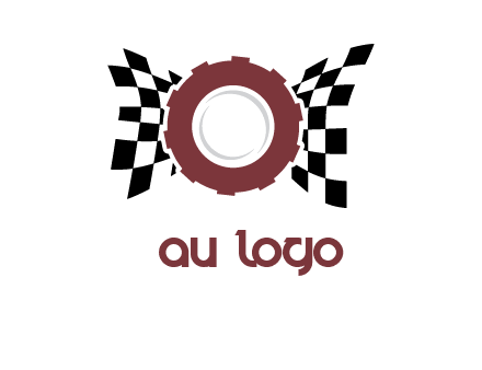 gear incorporated with racing flag logo