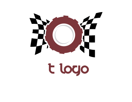 gear incorporated with racing flag logo