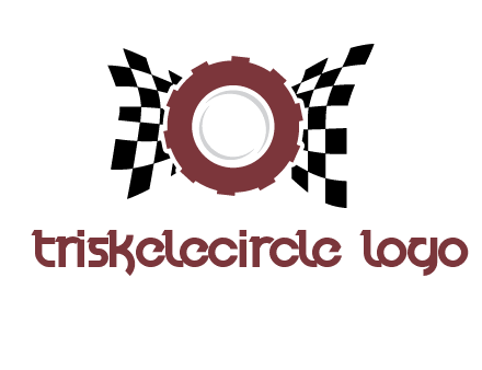 gear incorporated with racing flag logo