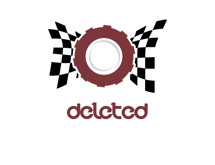 gear incorporated with racing flag logo