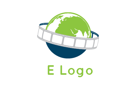 film reel around the globe logo