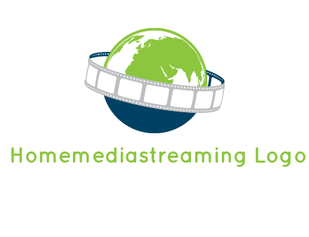 film reel around the globe logo