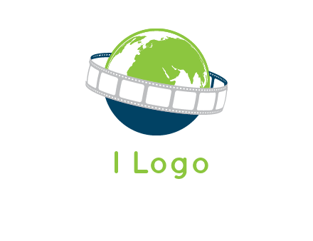 film reel around the globe logo