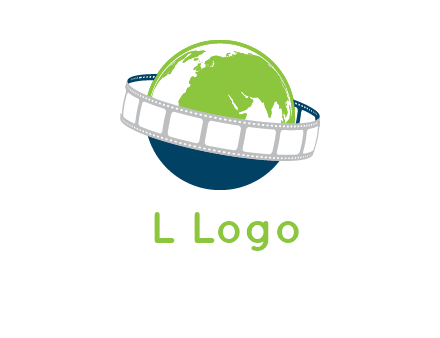 film reel around the globe logo