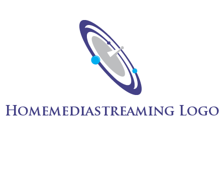 Communication orbit logo