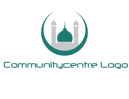 mosque inside the circle swoosh logo